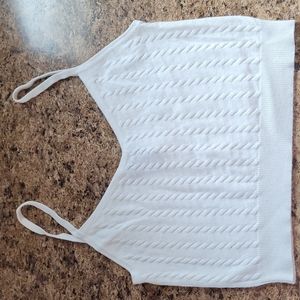 Crop knit tank